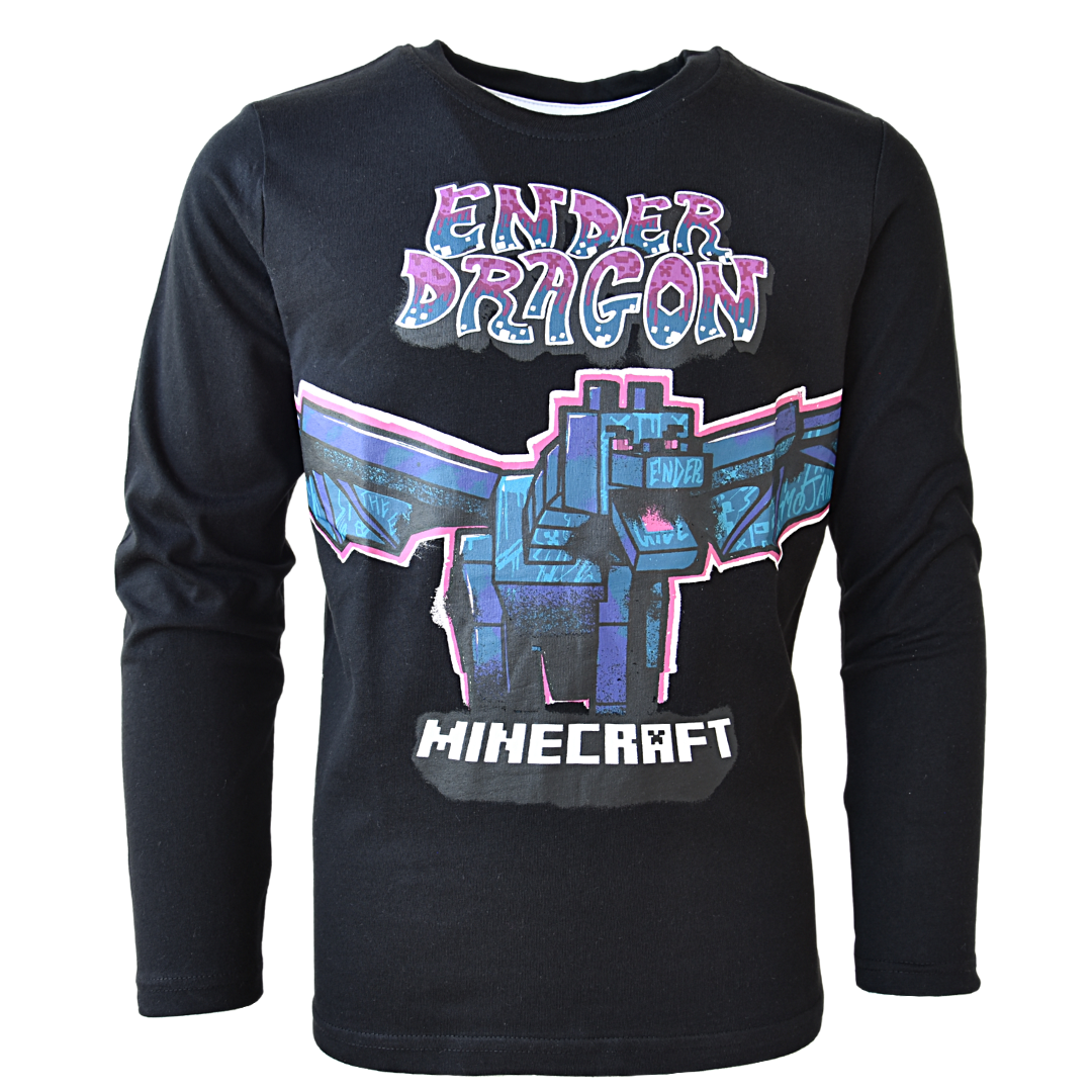 Minecraft Ender Dragon Langarmshirt für Jungen