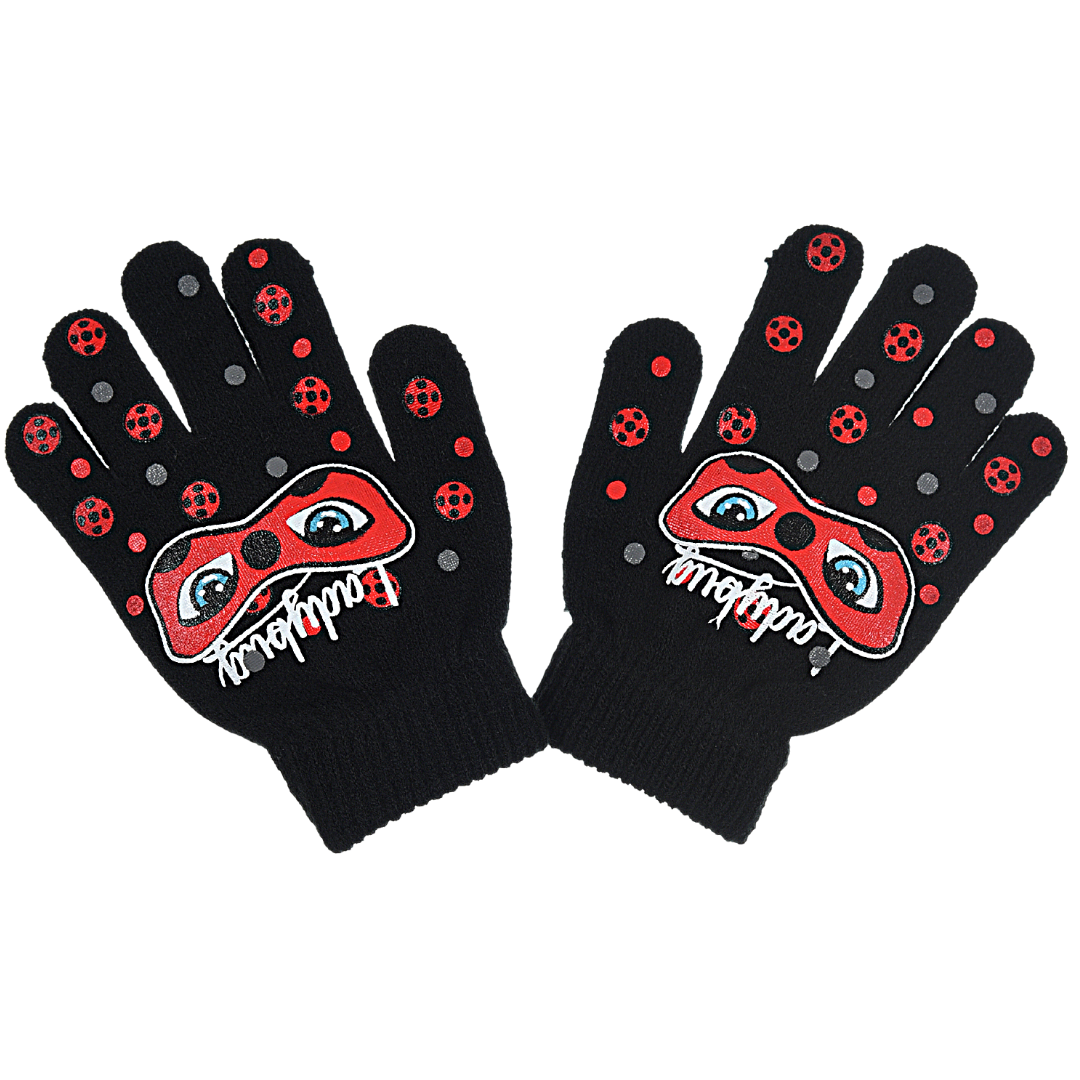 Miraculous Ohrenschützer Set 3-teilig mit Handschuhen