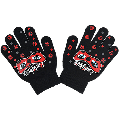 Miraculous Ohrenschützer Set 3-teilig mit Handschuhen