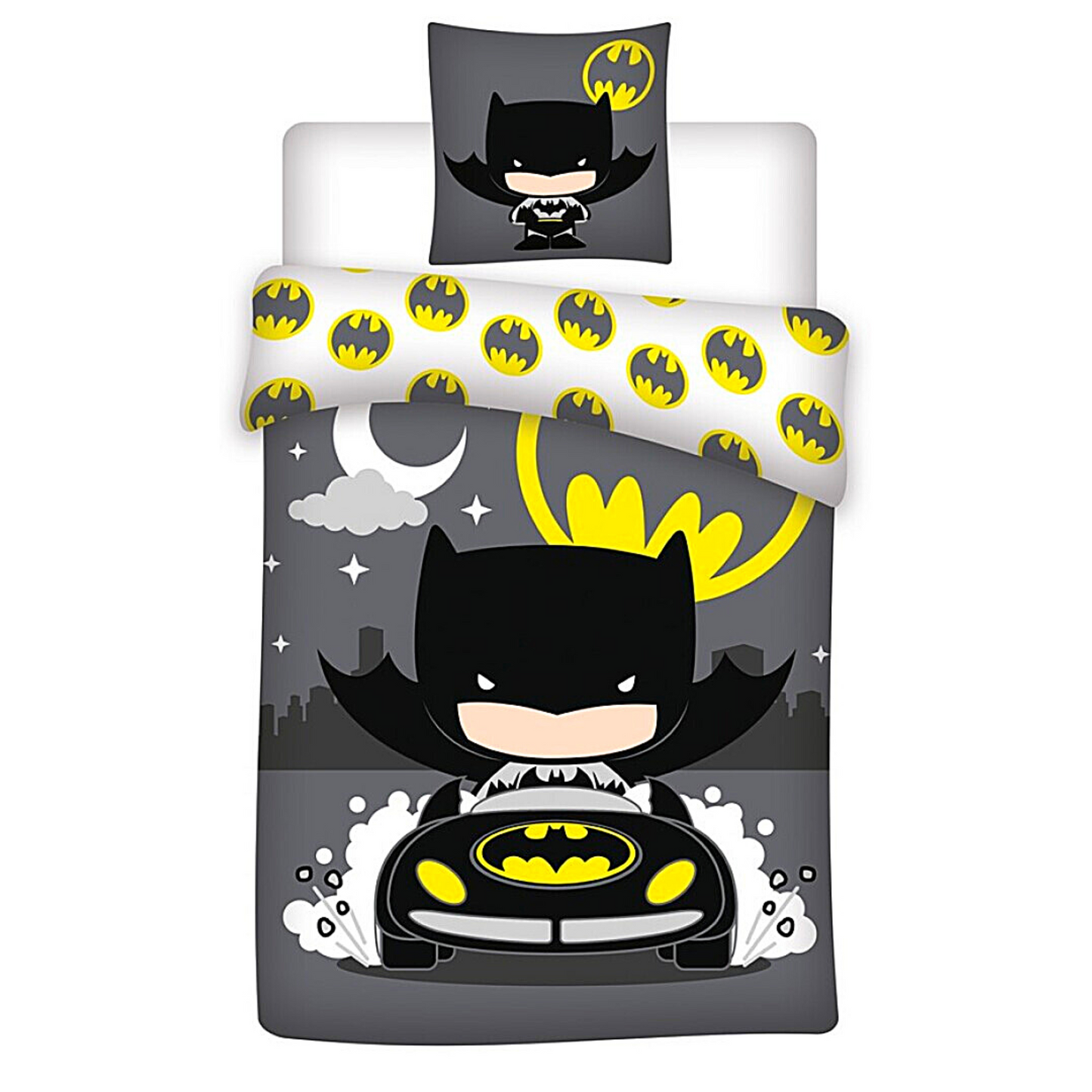 Batman Kinderbettwäsche Set 2-tlg. 135-140x 200 cm