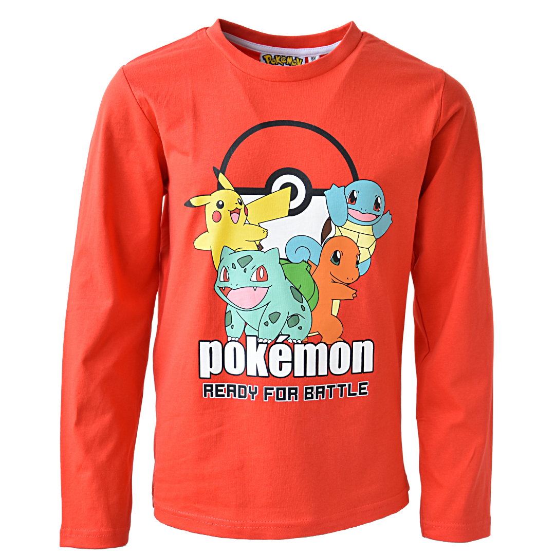 Pokémon Langarmshirt aus Baumwolle