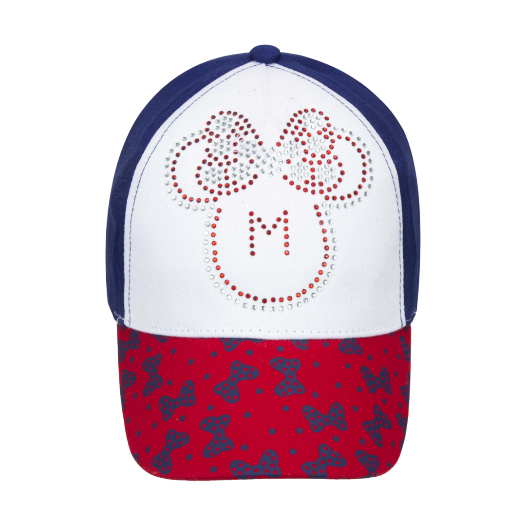 Minnie Mouse Sommerkappe mit Strasssteinen