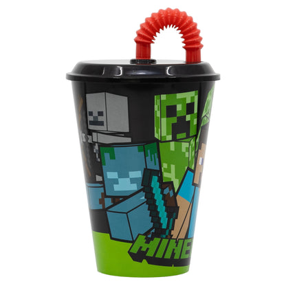 Minecraft Trinkbecher mit Deckel