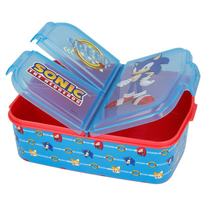 Sonic The Hedgehog Brotdose mit 3-Fach-Unterteilung