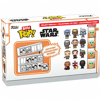 Funko Spielfigur Bitty POP! Star Wars Mandalorian 4er-Pack zum sammeln