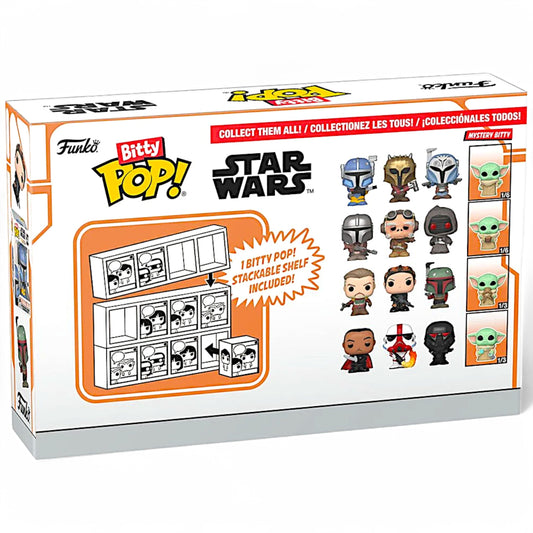 Funko Spielfigur Bitty POP! Star Wars Mandalorian 4er-Pack zum sammeln
