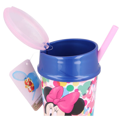 Minnie Mouse 2 in 1 Trinkbecher 400 ml mit integriertem Snackfach