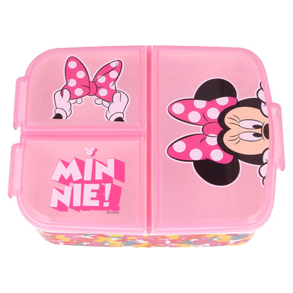 Minnie Mouse Brotdose mit 3-Fach-Unterteilung