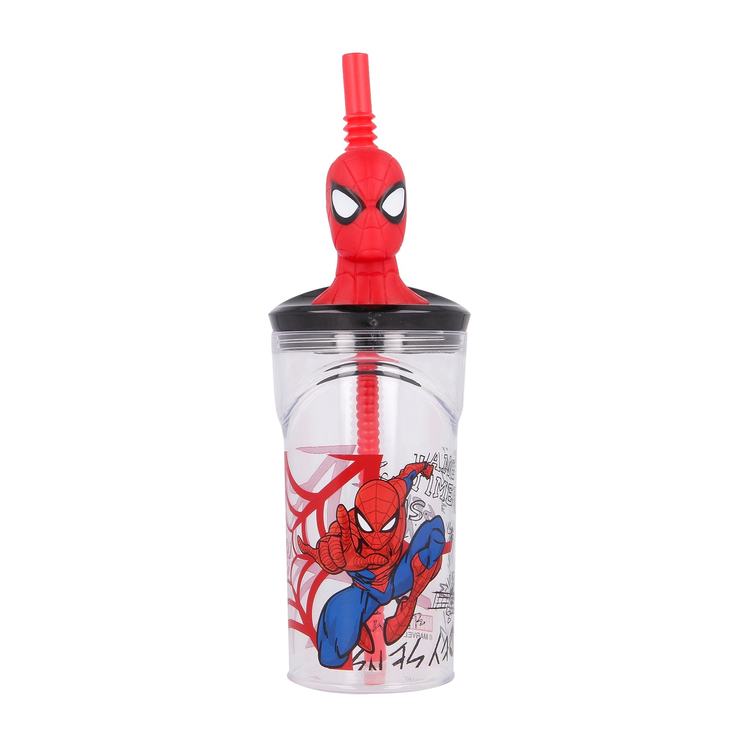 Spider-Man Kinderbecher 360 ml mit 3-D Figur