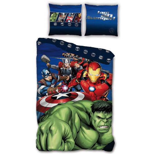 Avengers Wende-Kinderbettwäsche Set 2-tlg. 135-140 x 200 cm