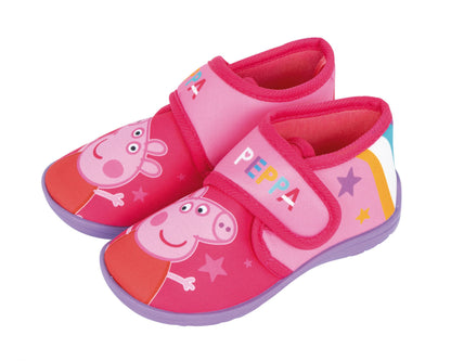 Peppa Pig Hausschuhe mit Klettverschluss Gr. 22-27