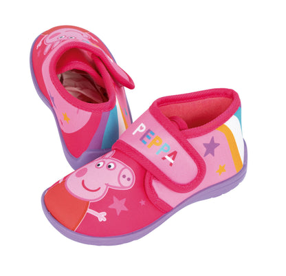 Peppa Pig Hausschuhe mit Klettverschluss Gr. 22-27