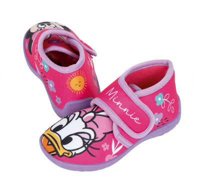 Hausschuhe Minnie Mouse & Daisy mit Klettverschluss Gr. 22-27
