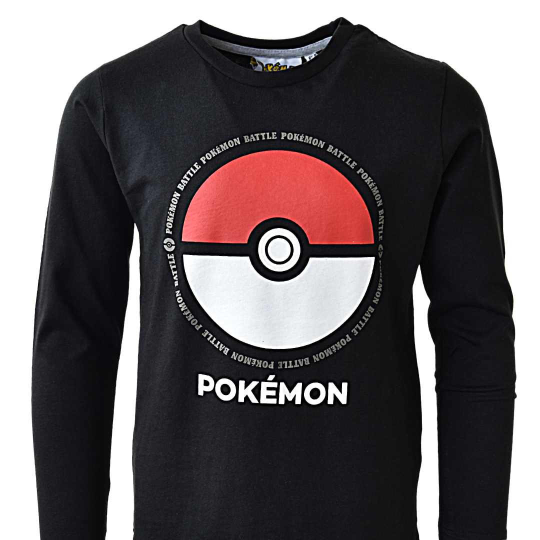Pokémon Langarmshirt mit Pokéball