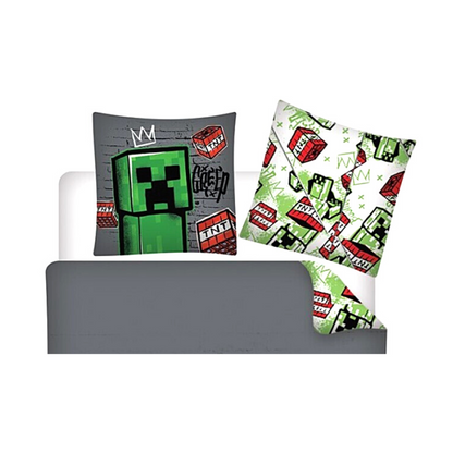 Minecraft Creeper Bettwäsche Set 2-tlg. 135-140x 200 cm