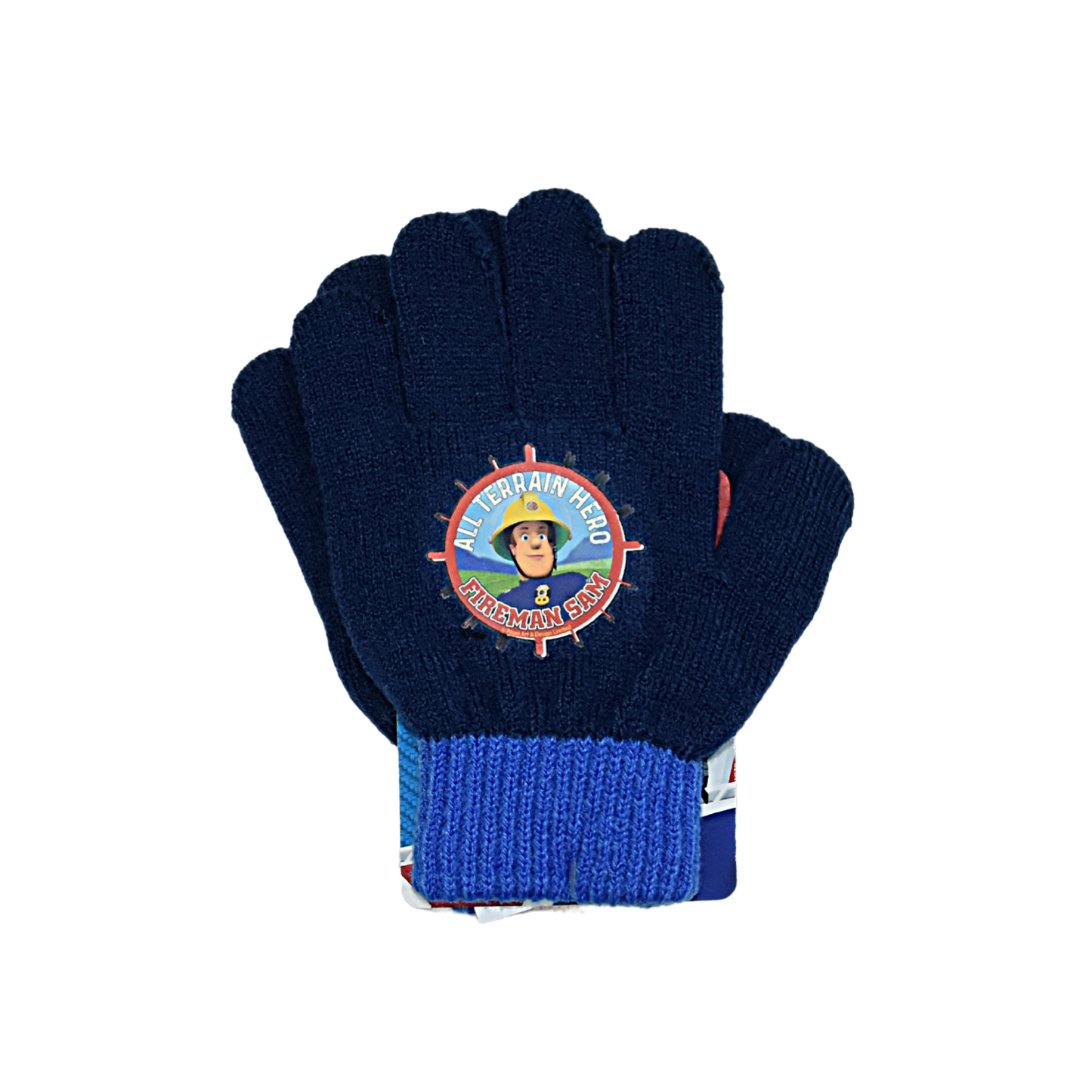 Feuerwehrmann Sam Set Schlupfmütze & Handschuhe für Jungen