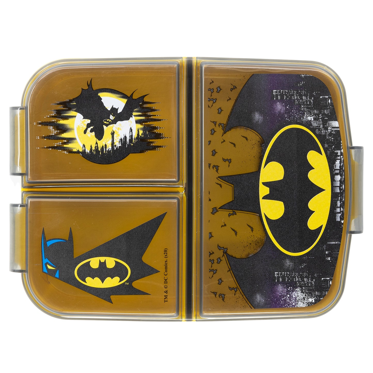 Batman Brotdose mit 3-Fach-Unterteilung