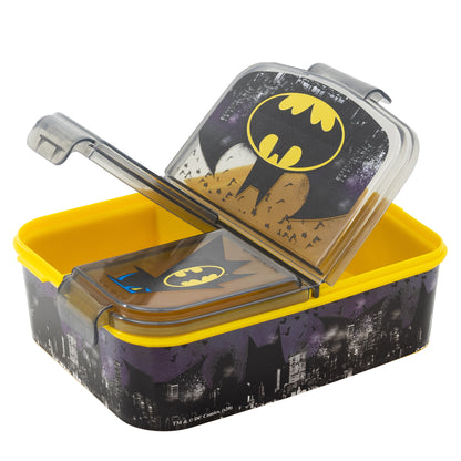 Batman Brotdose mit 3-Fach-Unterteilung