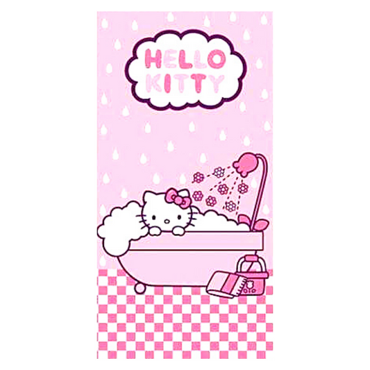 Hello Kitty Badetuch Rosa 70 x 140 cm