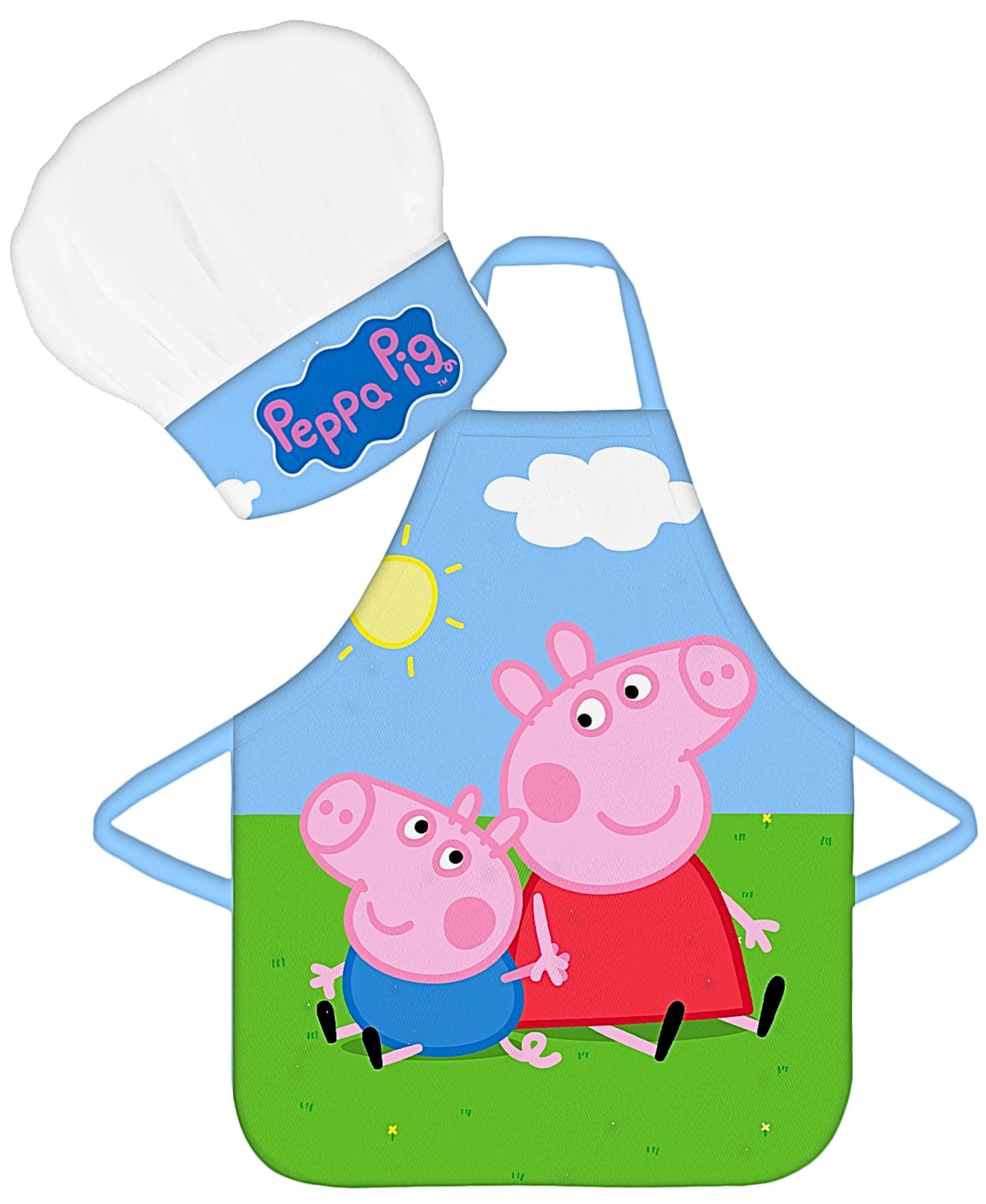 Peppa Pig Kochschürze Set mit Kochmütze