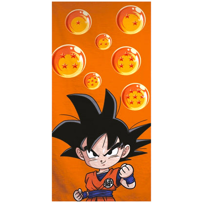Bade-/Strandtuch Dragon Ball Young Goku 70 x 140 cm