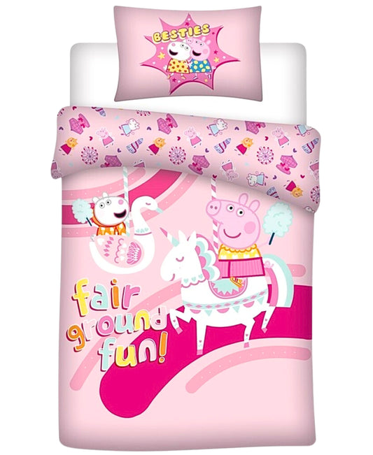 Peppa Pig Kinderbettwäsche Set 2-tlg. 135-140 x 200 cm