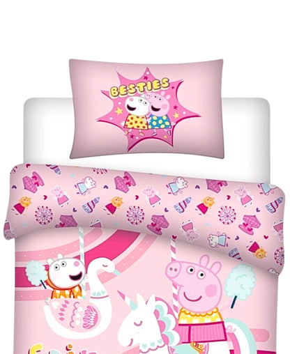 Peppa Pig Kinderbettwäsche Set 2-tlg. 135-140 x 200 cm