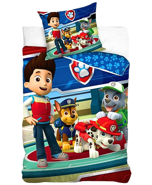 Paw Patrol Wende-Bettwäsche Set 2-tlg. 135-140 x 200 cm