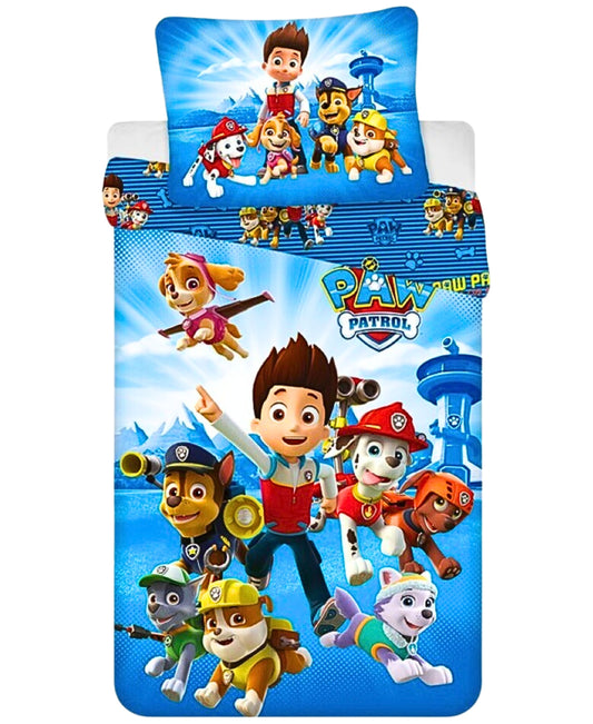 Paw Patrol Wende-Bettwäsche Set 2-tlg. 135-140 x 200 cm