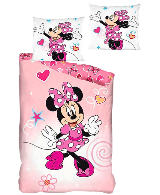 Minnie Mouse Kinderbettwäsche Set 2-tlg. 135-140 x 200 cm