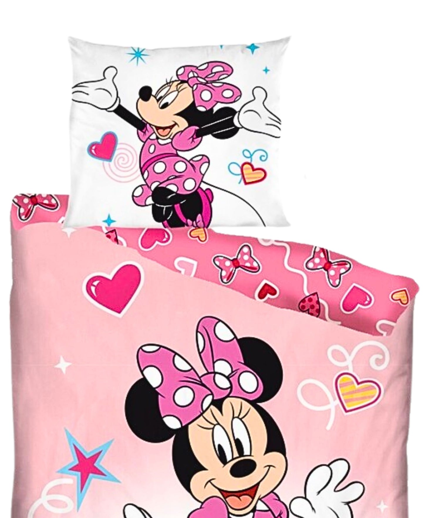 Minnie Mouse Kinderbettwäsche Set 2-tlg. 135-140 x 200 cm