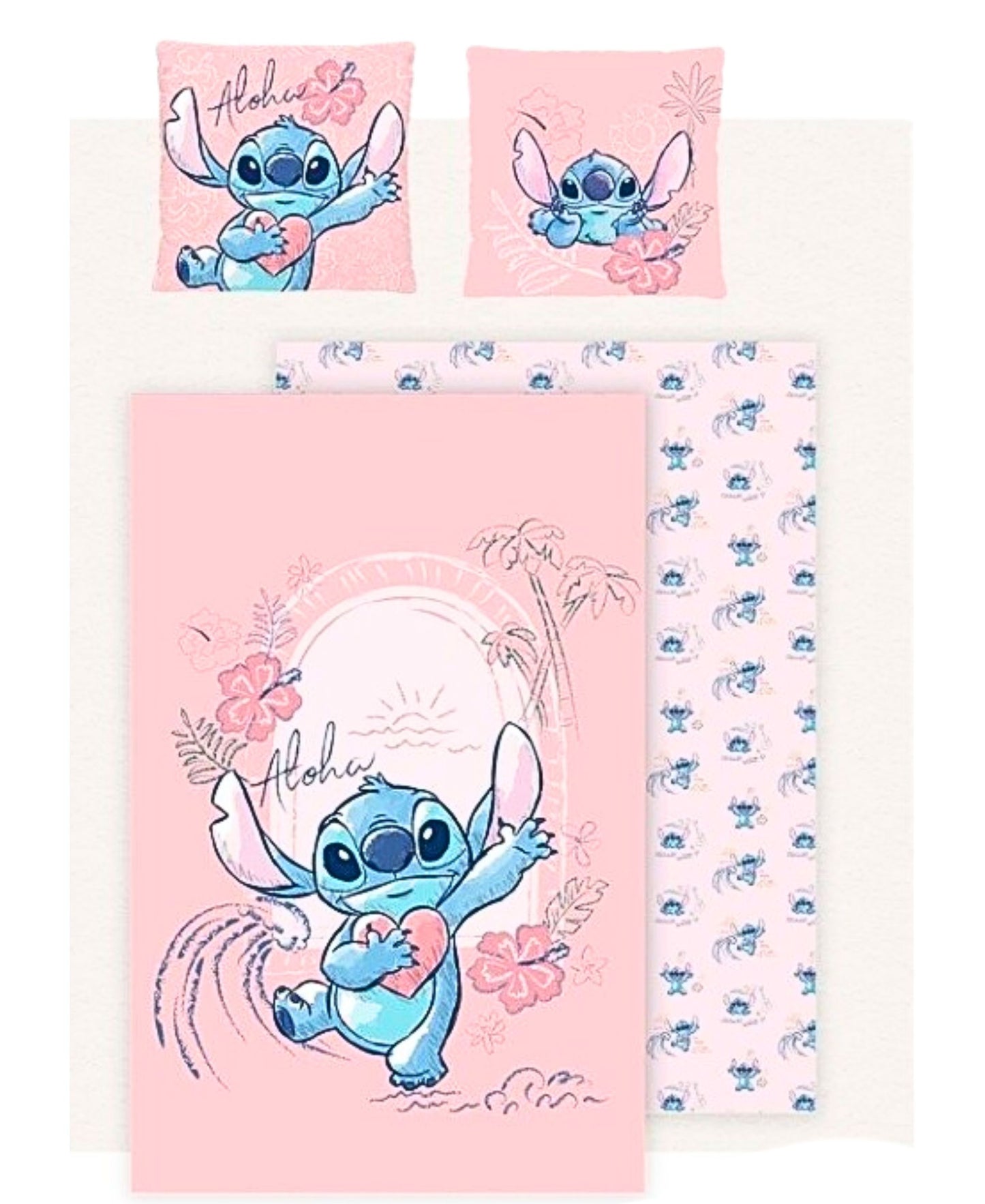 Stitch Kinderbettwäsche Set 2-tlg. 135-140 x 200 cm