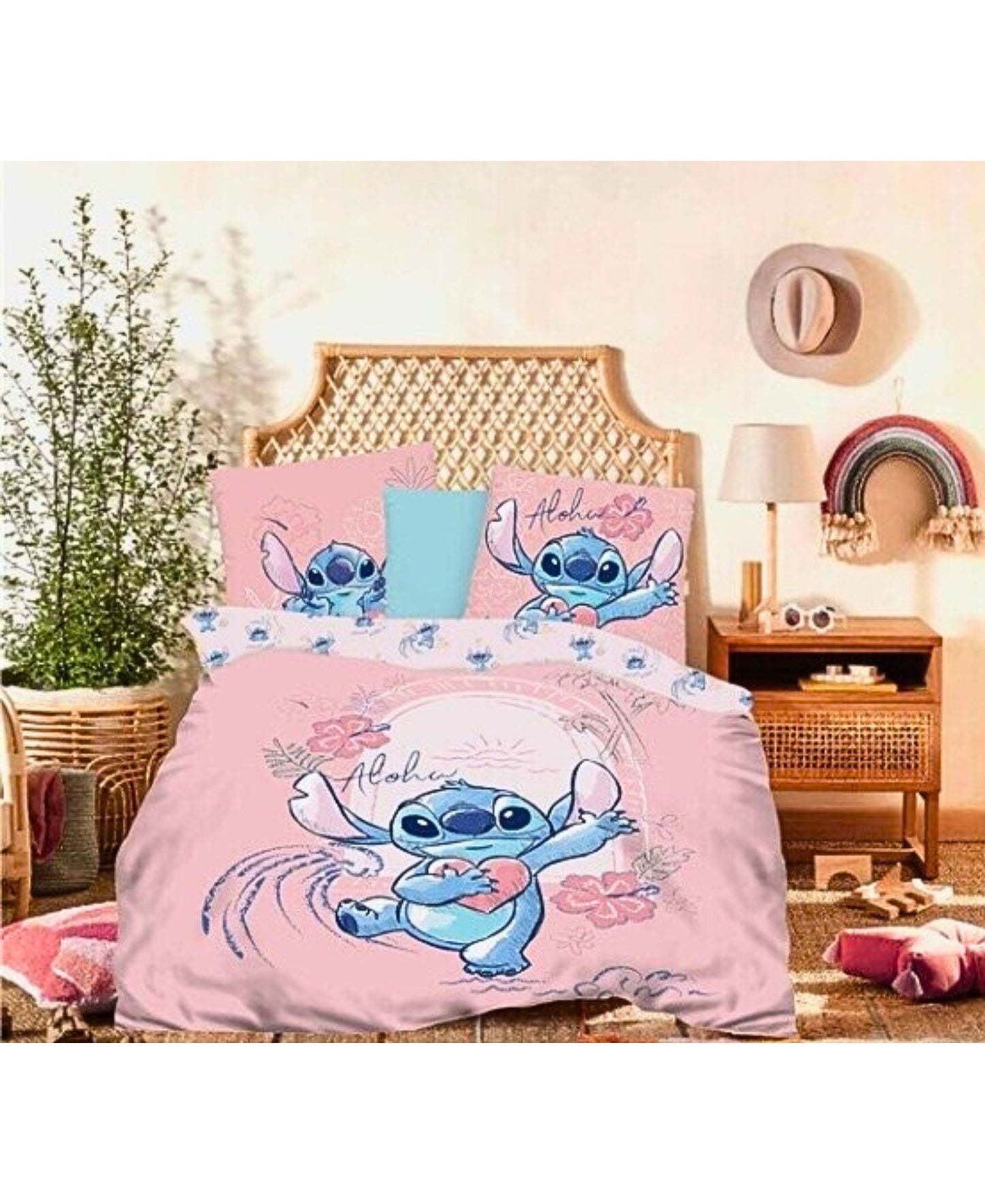 Stitch Kinderbettwäsche Set 2-tlg. 135-140 x 200 cm