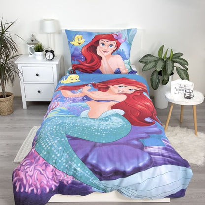 Arielle die Meerjungfrau Kinderbettwäsche Set 2-tlg. 135-140 x 200 cm