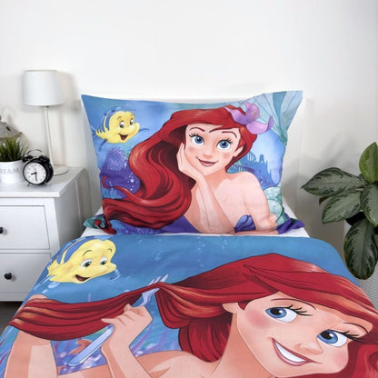 Arielle die Meerjungfrau Kinderbettwäsche Set 2-tlg. 135-140 x 200 cm