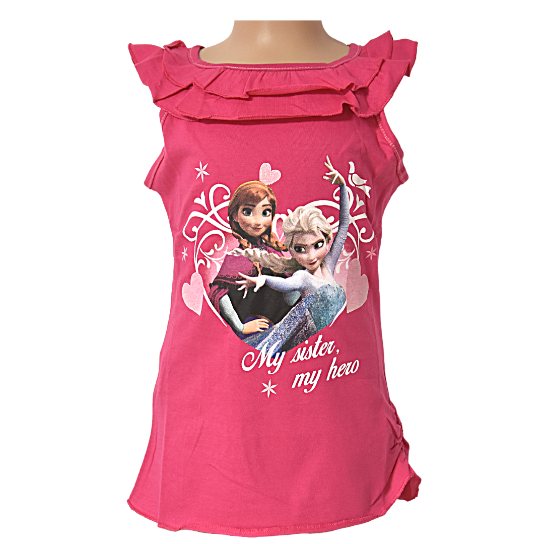 Die Eiskönigin Top mit Rüschen für Mädchen