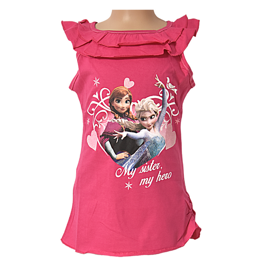 Die Eiskönigin Top mit Rüschen für Mädchen