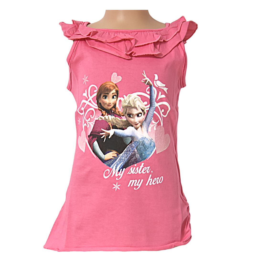 Die Eiskönigin Top mit Rüschen für Mädchen