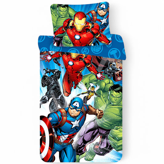 Avengers Kinderbettwäsche Set 2-tlg. 135-140 x 200 cm