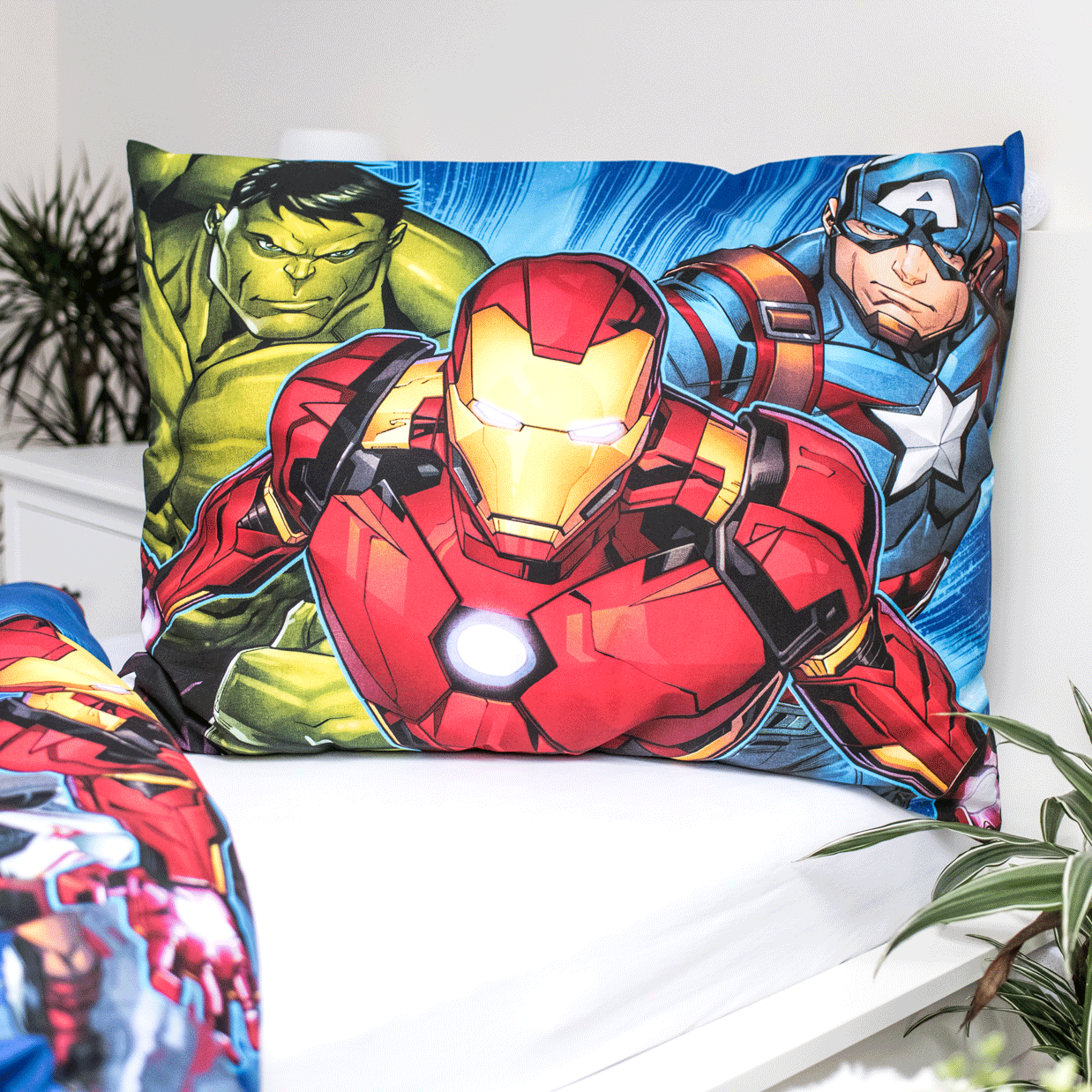 Avengers Kinderbettwäsche Set 2-tlg. 135-140 x 200 cm