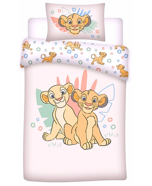 König der Löwen Kinderbettwäsche Set 2-tlg. 100 x 135 - 140 cm