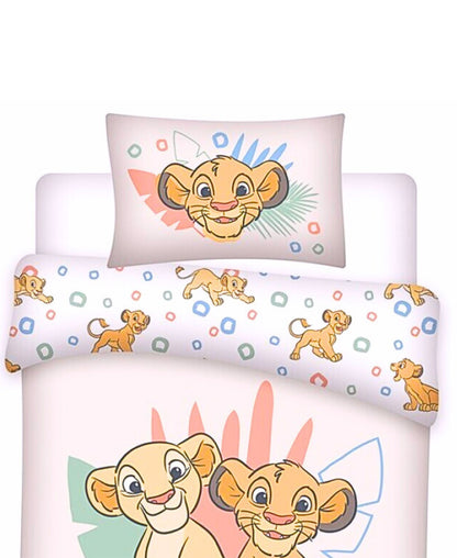 König der Löwen Kinderbettwäsche Set 2-tlg. 100 x 135 - 140 cm