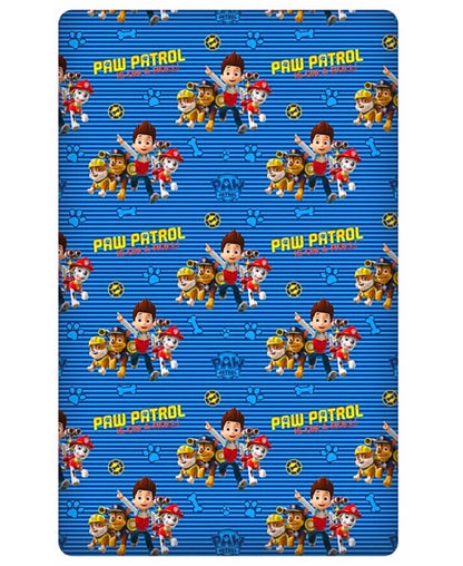 Paw Patrol Spannbettlaken 90 x 200 cm