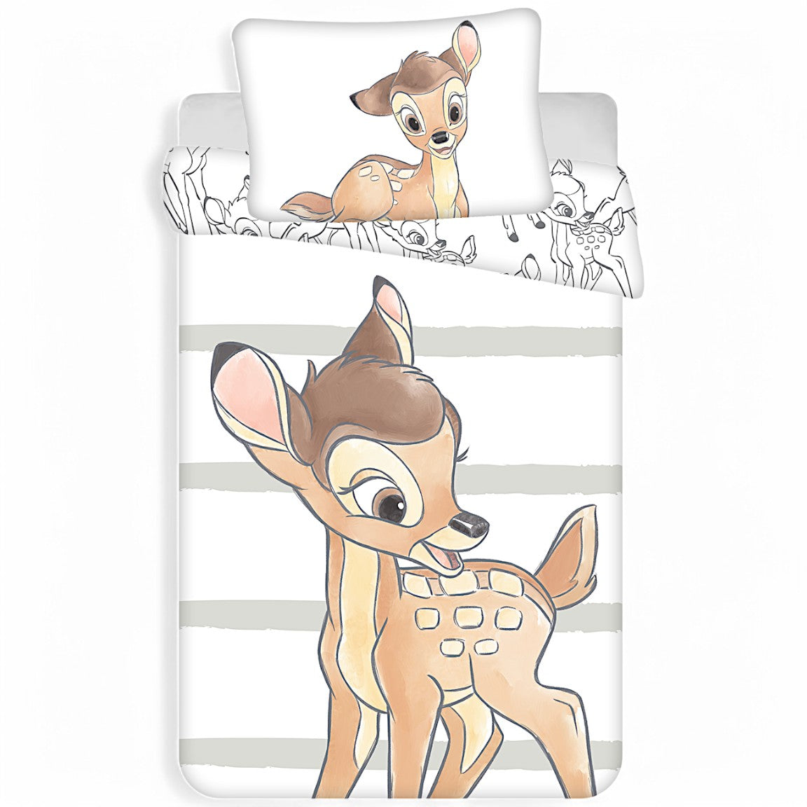 Disney Klassik Bambi Babybettwäsche Set 2-tlg. 100 x 135 cm