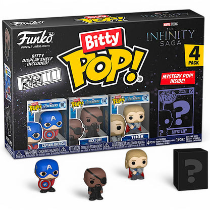 Spielfiguren Funko Bitty Pop! Marvel The Infinity Saga 4‑Pack zum sammeln