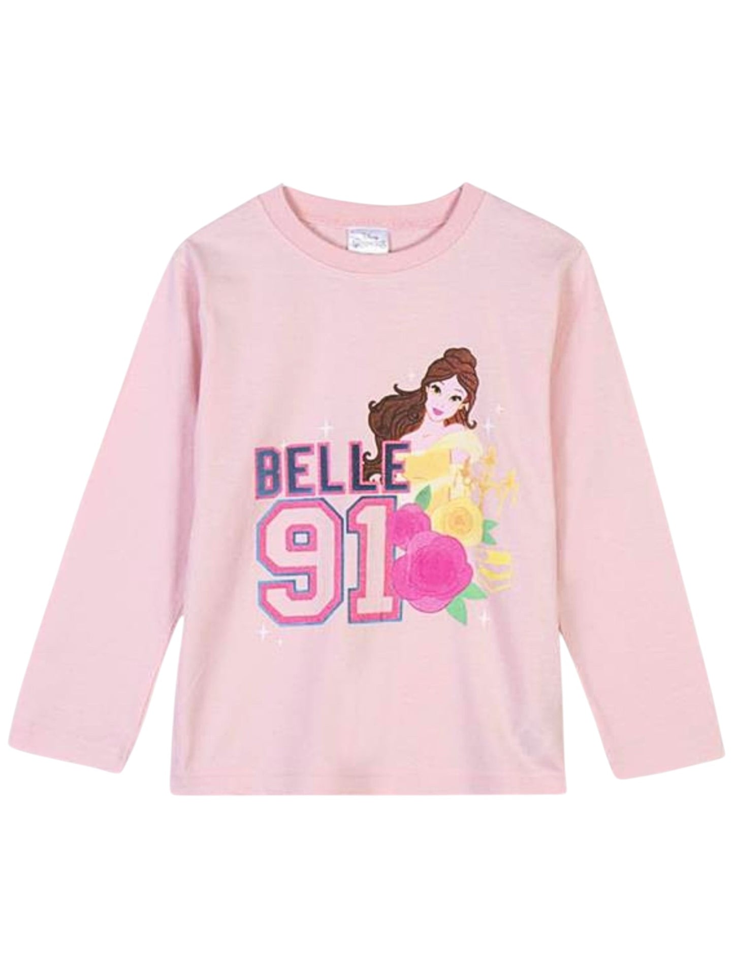 3tlg. Outfit Sweatjacke, Langarmshirt & Hose Disney Princess