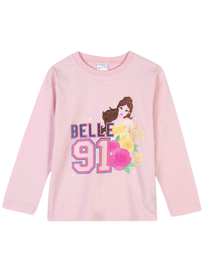 3tlg. Outfit Sweatjacke, Langarmshirt & Hose Disney Princess