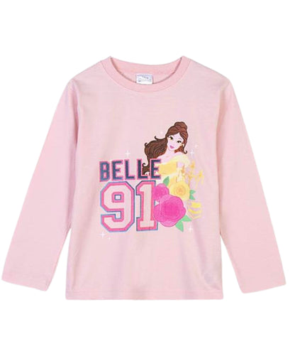3tlg. Outfit Sweatjacke, Langarmshirt & Hose Disney Princess