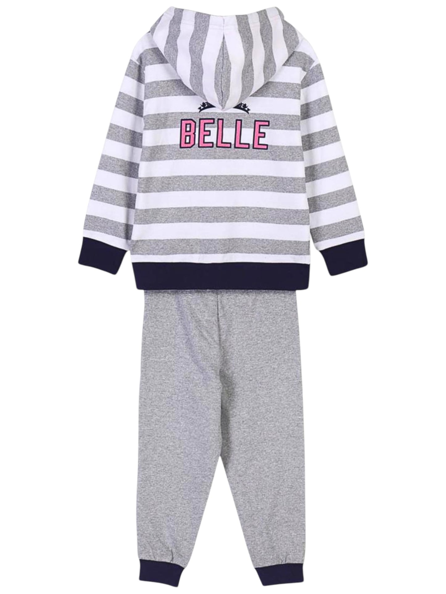 3tlg. Outfit Sweatjacke, Langarmshirt & Hose Disney Princess