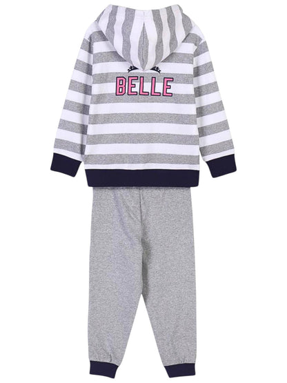 3tlg. Outfit Sweatjacke, Langarmshirt & Hose Disney Princess